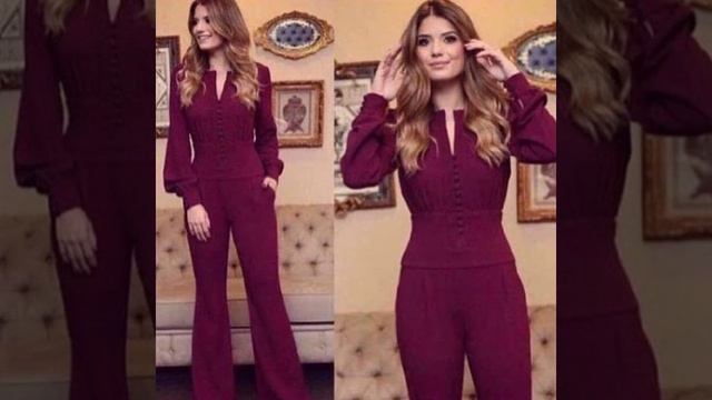 Beautiful Glamorous Stylish And Outstanding Unique Style Jumpsuits Design For Working Girls /Womens