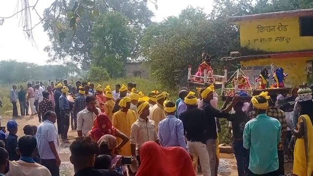 gauri gaura विषर्जन village bharatpur