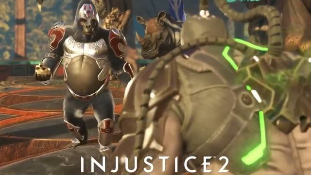 Injustice 2- BANE AND GORILLA GRODD NEW INTRO!!!