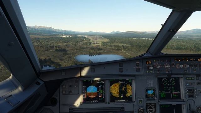 Fenix A320 landing in Magadan, Sokol ILS 10 | Посадка в Магадане | MSFS 2020