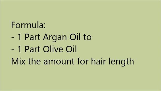 Argan & Olive Oil Hair Strengthening Hot Oil Treatment For Breaking and Falling Hair