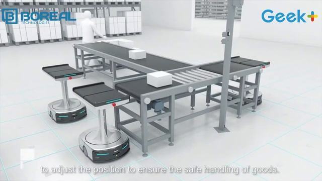 GeekPlus Sorting Robots para cross-docking inteligente