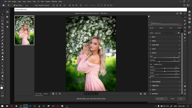 Adobe Camera RAW 2022 14.5  |  Effect Panel |  Part 05