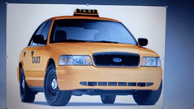 man beating on backseat window of a taxi cab