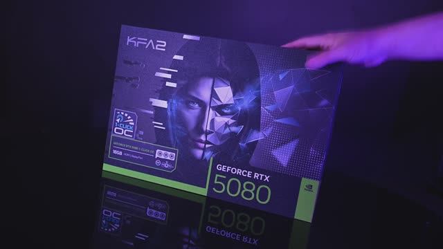 Видеокарта KFA2 CORE GeForce RTX 5080 OC 3FAN RGB Black