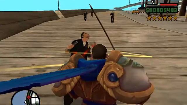 Garen Vs Katarina sa Fights Gta San Andreas Moments