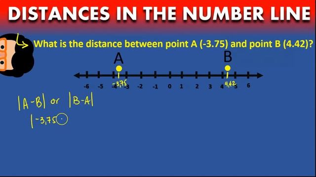 THE NUMBER LINE |  FIND DISTANCES IN THE NUMBER LINE - OH MATH GAD