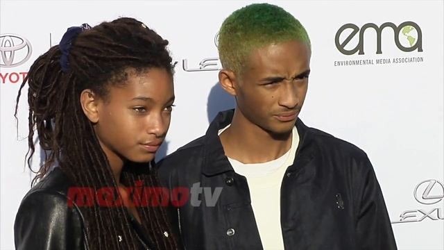 Willow Smith and Jaden Smith EMA’s 27th Annual Awards Gala Green Carpet