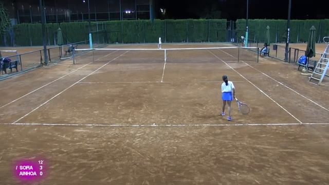 CLUB DE TENIS VALENCIA  XIV TORNEO PROMESAS DAVID FERRER BENJAMIN SOFIA VS AINHOA 13. 10