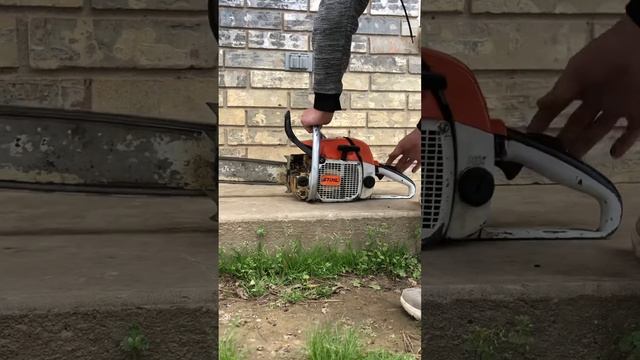 Starting Stihl 028 Wood Boss