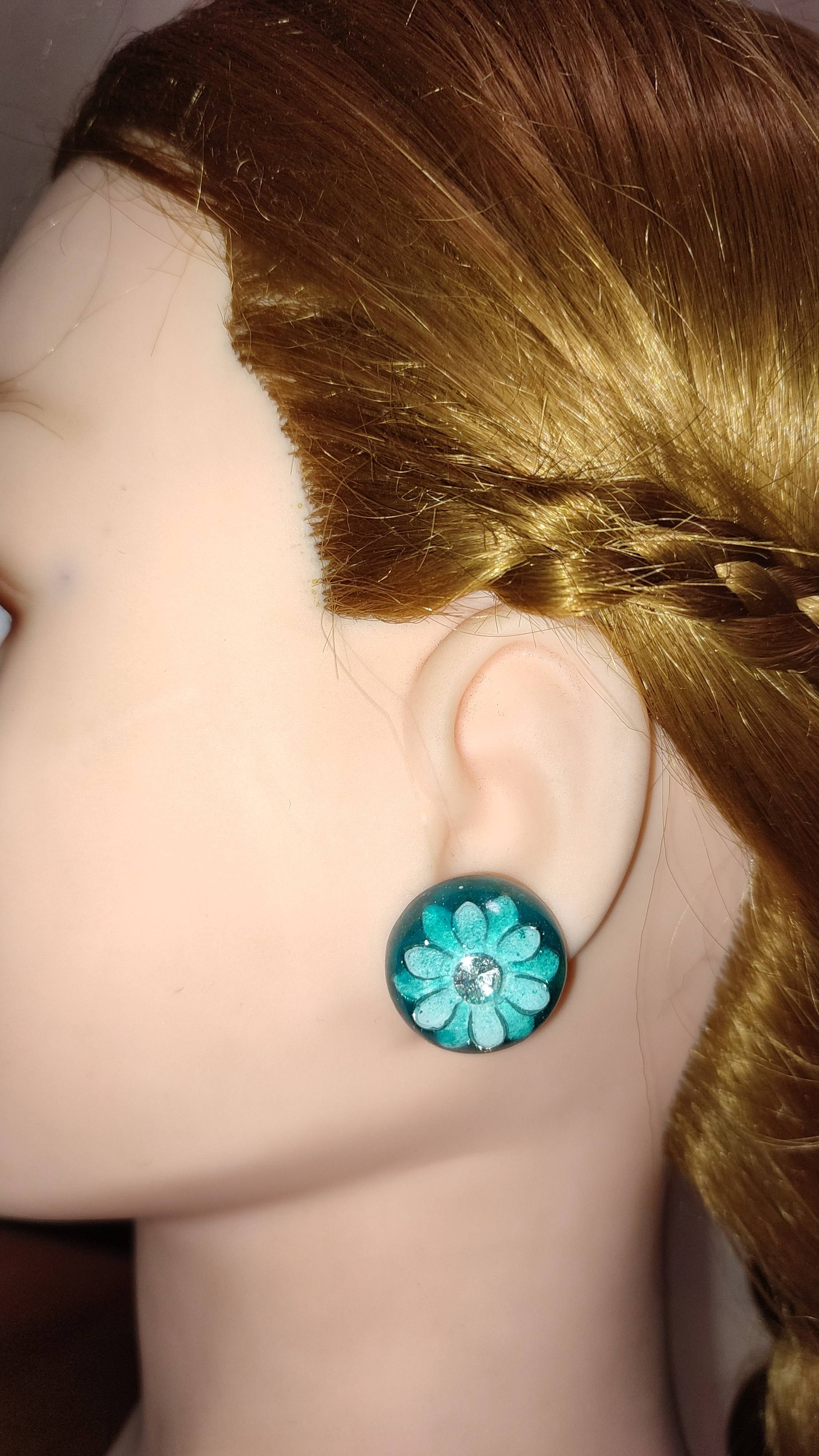 серьги эпоксидная смола и не только