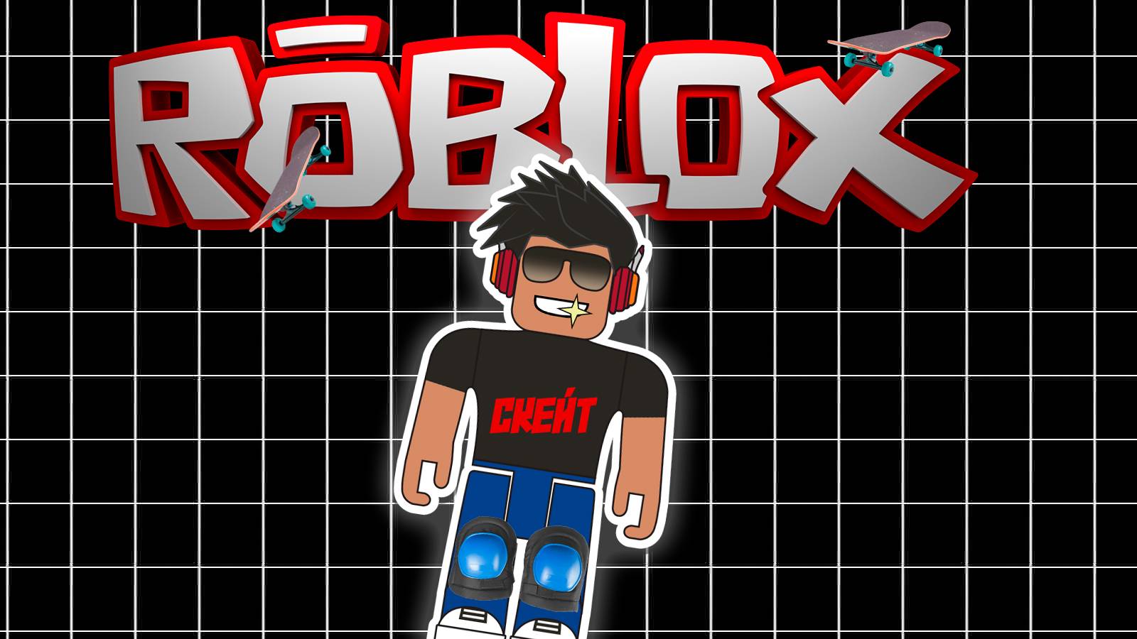 Объездил весь ROBLOX на скейте !!!!!!!