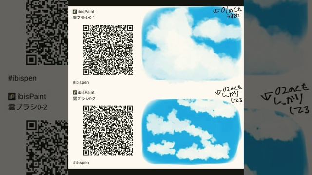 code QR Ibis paint x /CLOUD BLUSH (on pinterest)