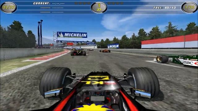 EA f1 2002  intentional Crashes