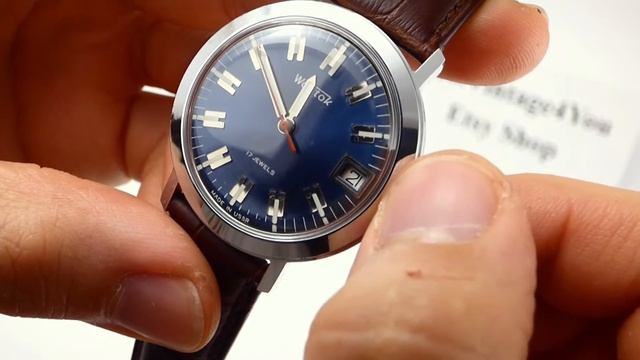 Review (hands-on) of Wostok Very Rare Unique Soviet Deep Dial Watch Mint From 70s