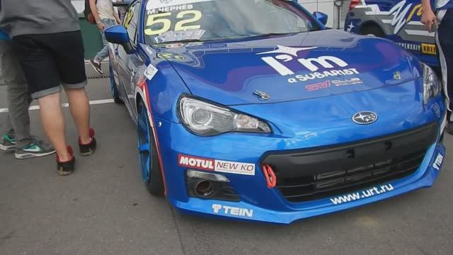 Subaru BRZ по трассе Moscow Raceway