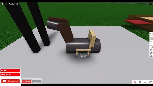 Bloxburg TODDLER/baby rocking horse build/ hack- bedroom ideas