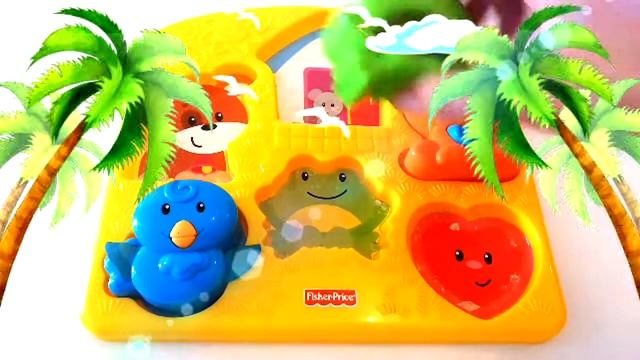 Learn Colors  for kids with Fisher-Price Sorter Cognitive and Matching Plastic Toy