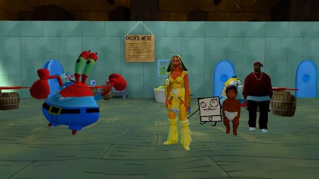 Beyoncé goes to The Krusty Krab 2! | Flop Stars