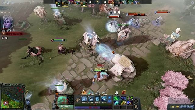 ⚡ Dota 2 – что может Crystal Maiden Ледяная магия и саппорт в 4K! ❄️