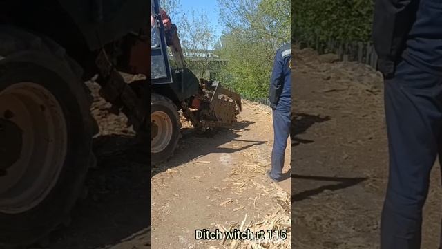 Траншеекопатель, кабелеукладчик Ditch Witch RT115.mp4