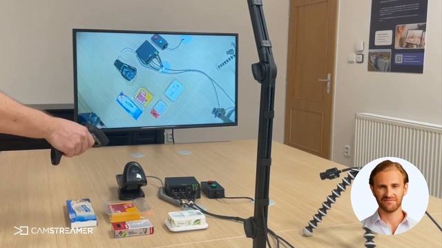 CamStreamer Video CheckPoint – Photo confirmation, e.g., barcode scanning & upload to the Cloud.