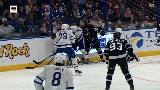 Chris Tanev Fires Home First Goal In A Maple Leafs Jersey