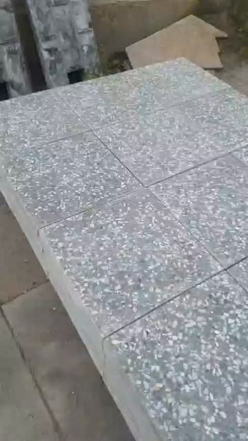 Тротуарная плитка по типу Тераццо 300х300х30.
