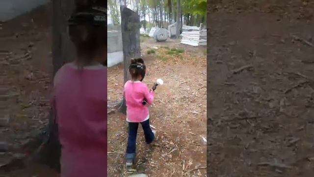 Ava Rae Silva - A new paintball prodigy!