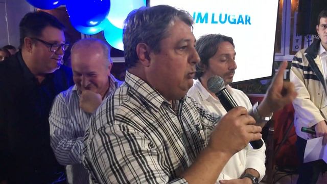 Pronunciamento do ex-prefeito Nestor Tissot no jantar do Partido Progressista