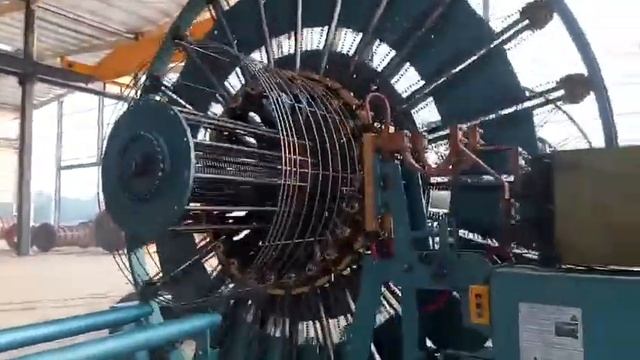 Станок для сварки каркасов  из  арматуры для дренажных труб
