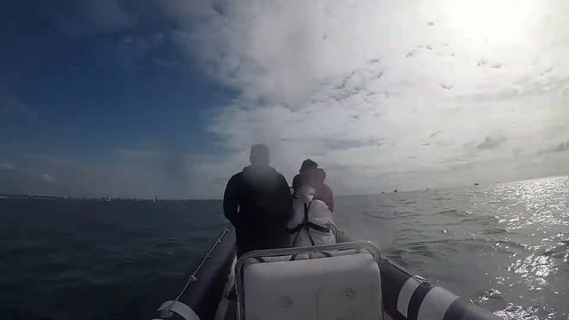 TIME LAPSE - Cobra Rib Trip; Cowes to Portsmouth