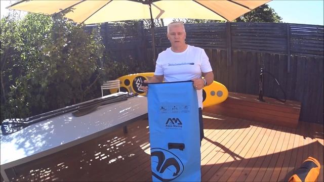 Aqua Marina Best Carry Bag for inflatable sup Video Review