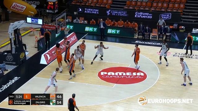 Valencia Basket - Zalgiris Kaunas 78-79: Augustine Rubit (17 points)