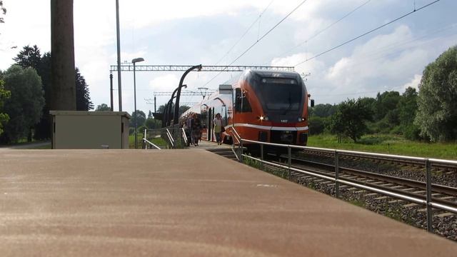 Estonian Stadler flirt EMU 1407, Aruküla, 01.07.2013