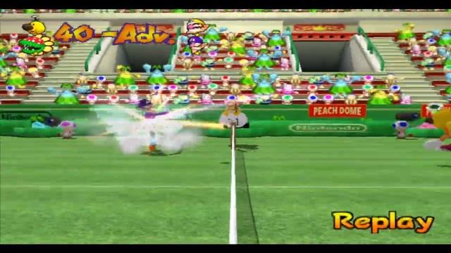 Mario Power Tennis Doubles Round Robin - Matchday 9 - Wiggler/Petey Piranha v Wario/Waluigi