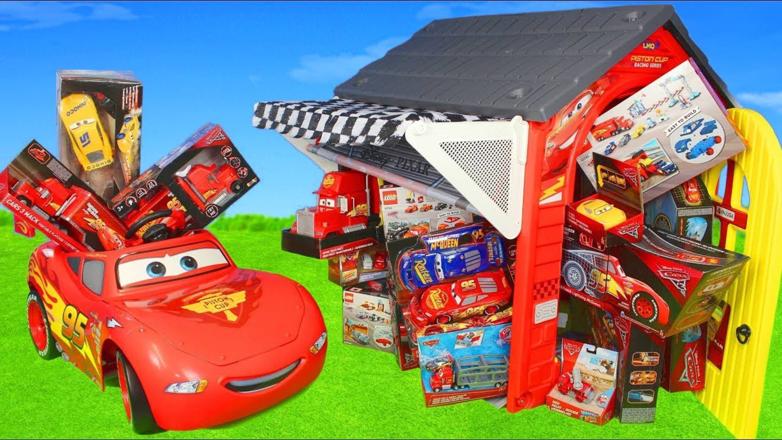 Cars 3 Garage Playhouse for Kids