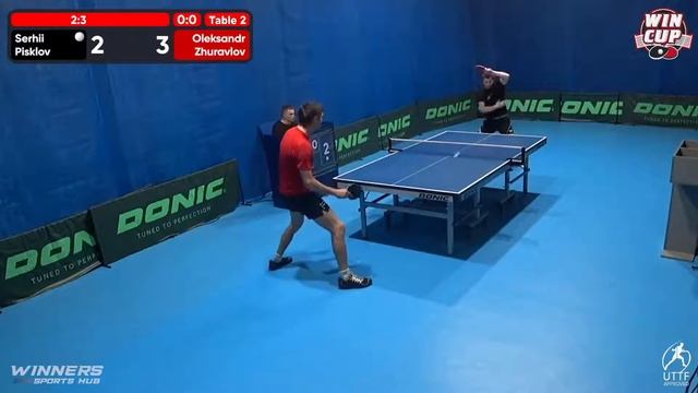 02:45 Serhii Pisklov  - Oleksandr Zhuravlov West 6 WIN CUP 23.07.2022 | TABLE TENNIS WINCUP