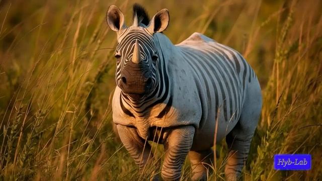 Hybrid of Zebra and rhino