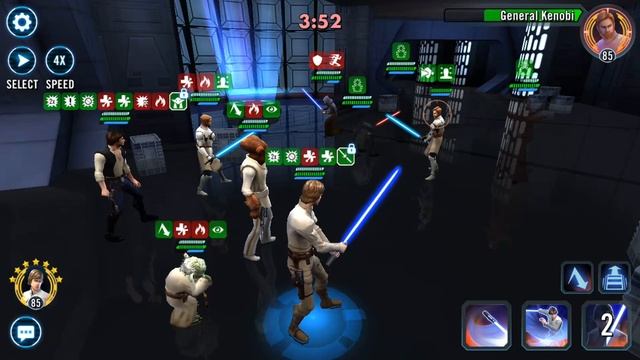 SWGOH Arena: AA, CLSz, GK, OGHanZ & Hermit YodaZz vs Vi5ion (GK, Zarriss, R2zZ, DNz & MT))