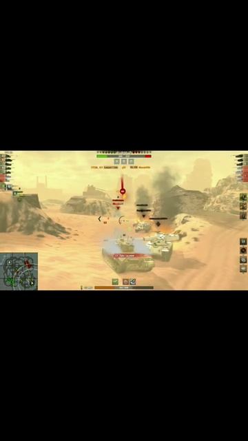 4600 Damage on the Leopard Mad Games Tanks Blitz / RanD_WILD #blitz #shorts #gaming