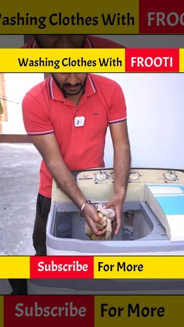 frooti vs washing machine vs clothes 😱 @YASHKEEXPERIMENTS @MrBeast @MRINDIANHACKER #shorts