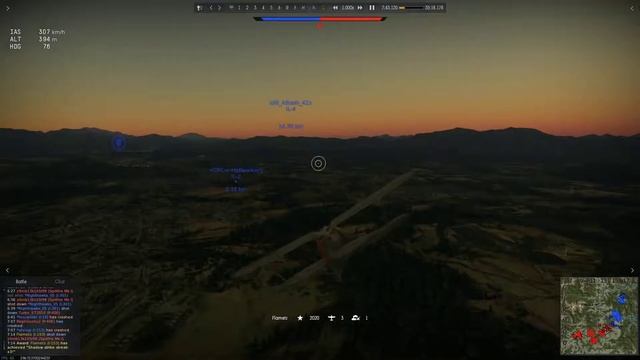 Low Altitude Brawling in I-153(P) (5 kills)