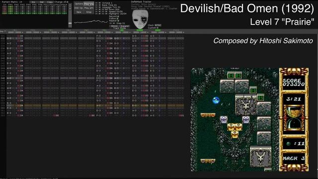 Deflemask Cover: Devilish/Bad Omen (1992) Level 7 "Prairie"
