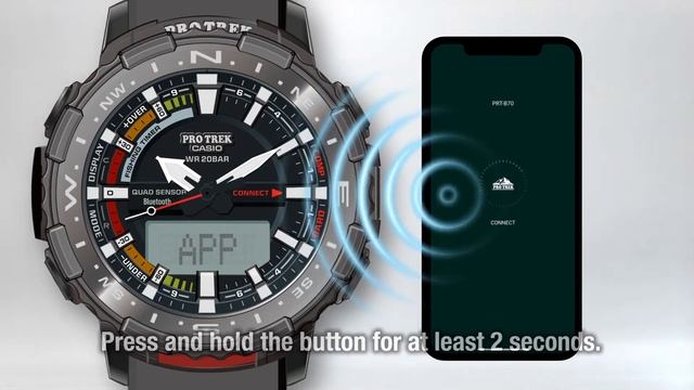 Tips vol.03 - How to pair with your smartphone - | CASIO PRO TREK PRT-B70