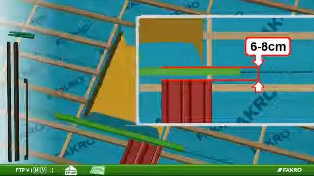 FAKRO - Монтаж дахового вікна Fakro FTP V з ущільнюючим коміром  EZV