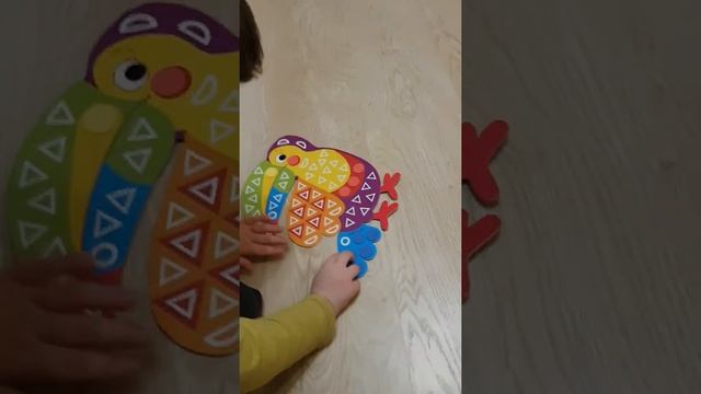 Vladi toys мягкая мозаика