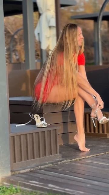 Girl in red