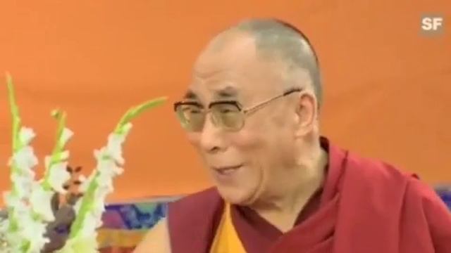 Dalai Lama interviewed by Christine Maier, on Swiss National TV, part 1