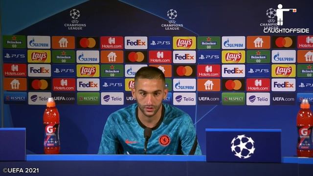 Malmo v Chelsea - Hakim Ziyech post-game press conference